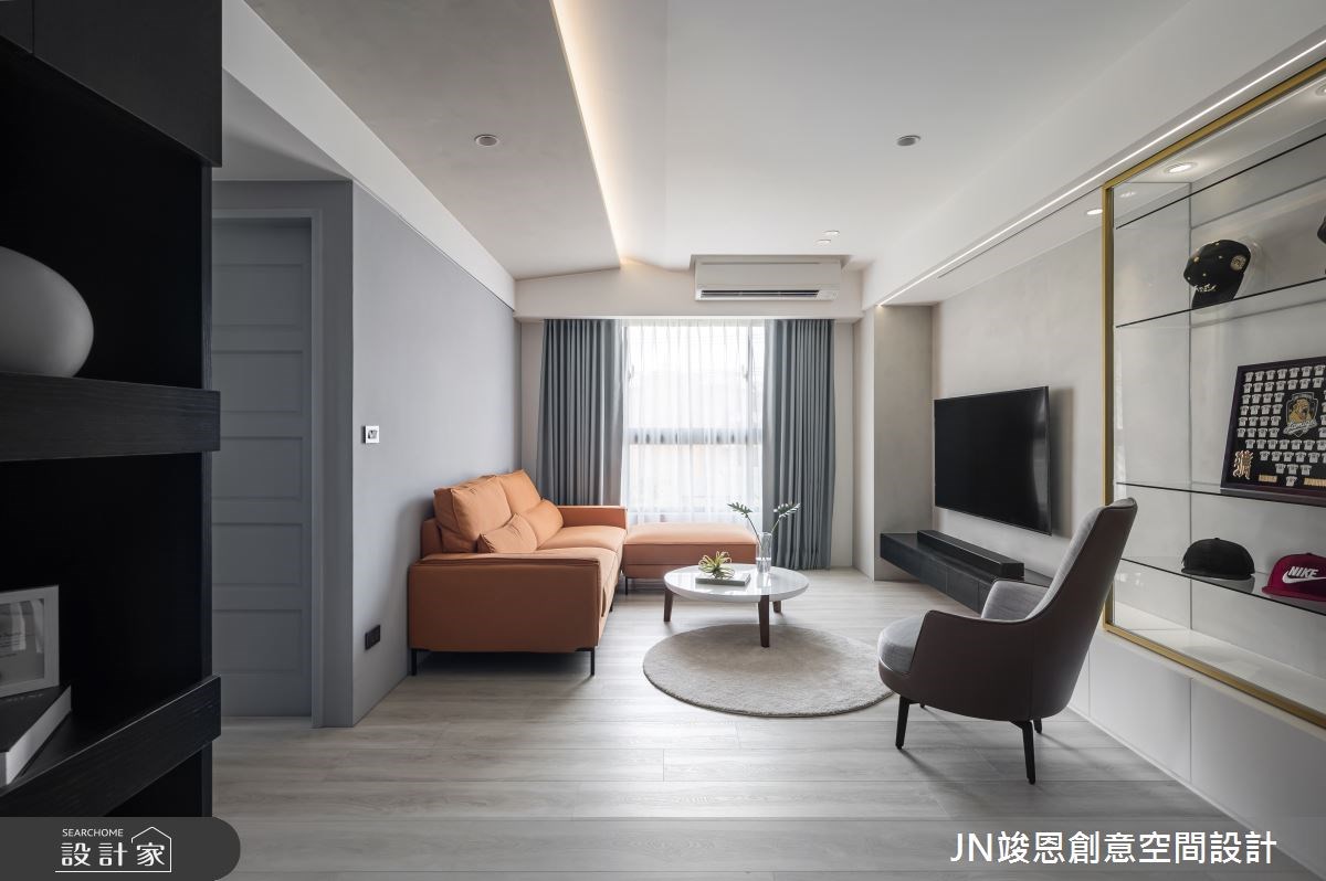 27坪混搭風居家,從預售屋時期就請來設計師精心規劃,