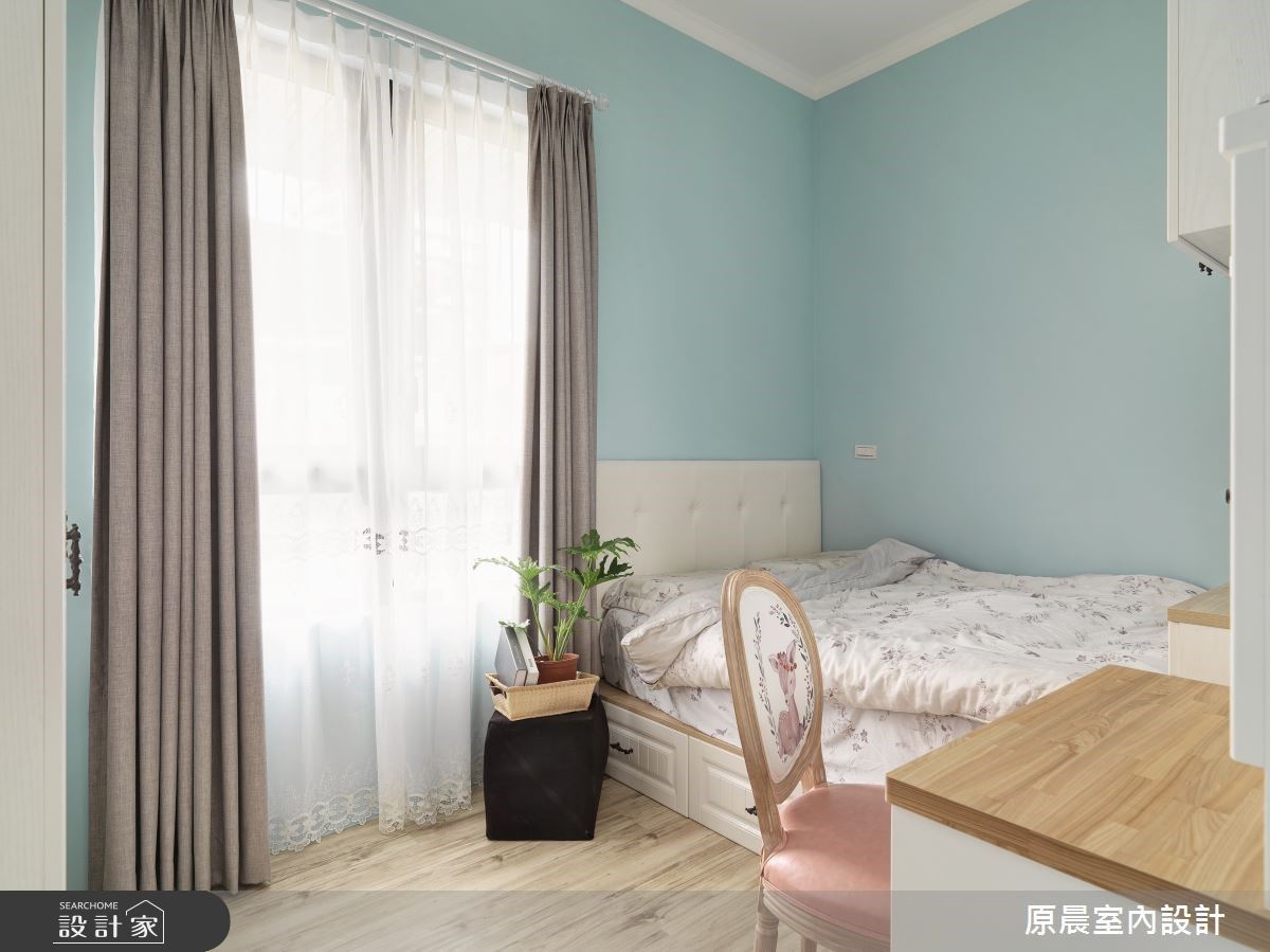 19坪輕鄉村風格,因應居住者的需求,家中兼具兩房兩廳