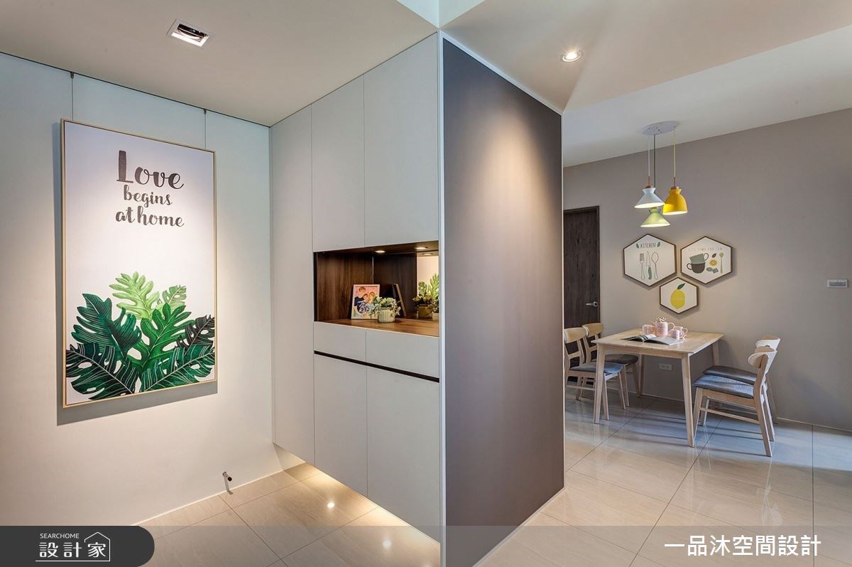 21 坪小坪數住宅,為一家三口的新生活空間,現代風為