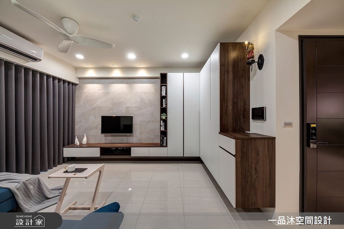 21 坪小坪數住宅,為一家三口的新生活空間,現代風為