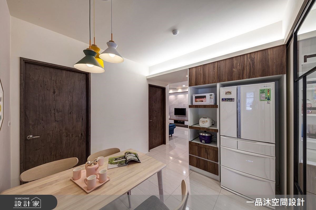 21 坪小坪數住宅,為一家三口的新生活空間,現代風為