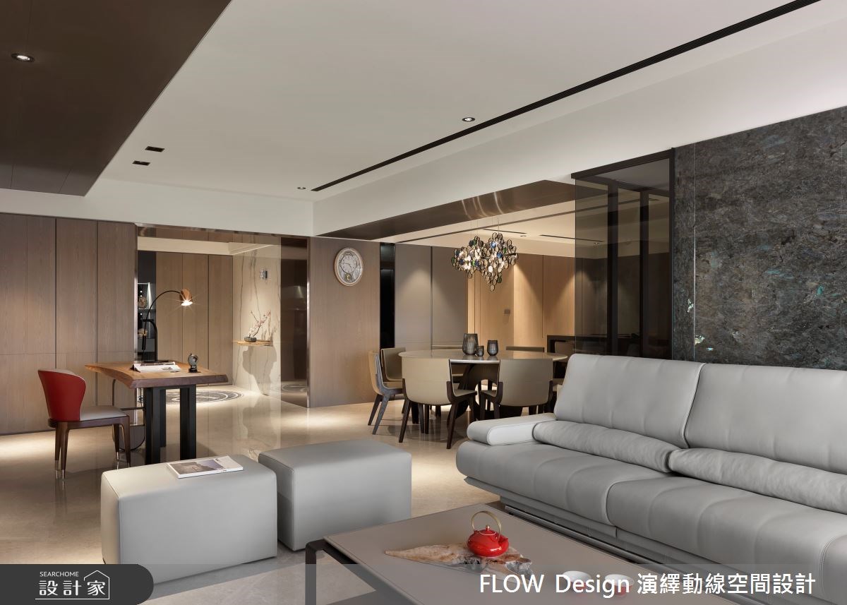 宛如在新建案中的高級豪宅,殊不知其實是一間老屋改造