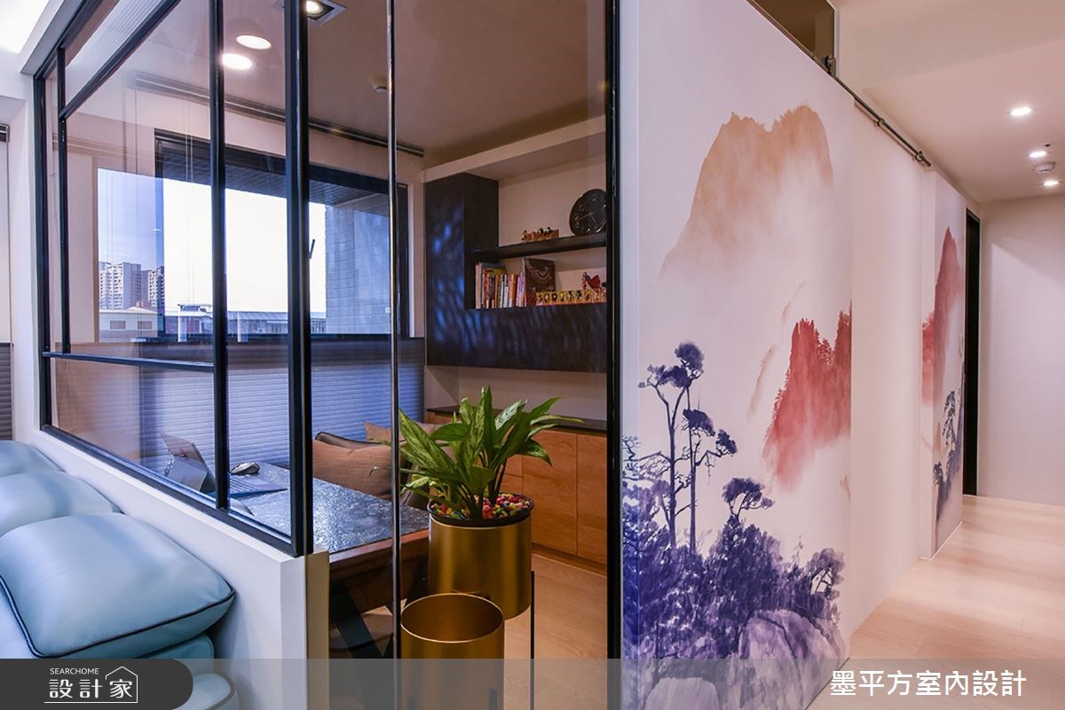 24坪混搭風居家,以現代風的大器,遇上東方文化的典雅