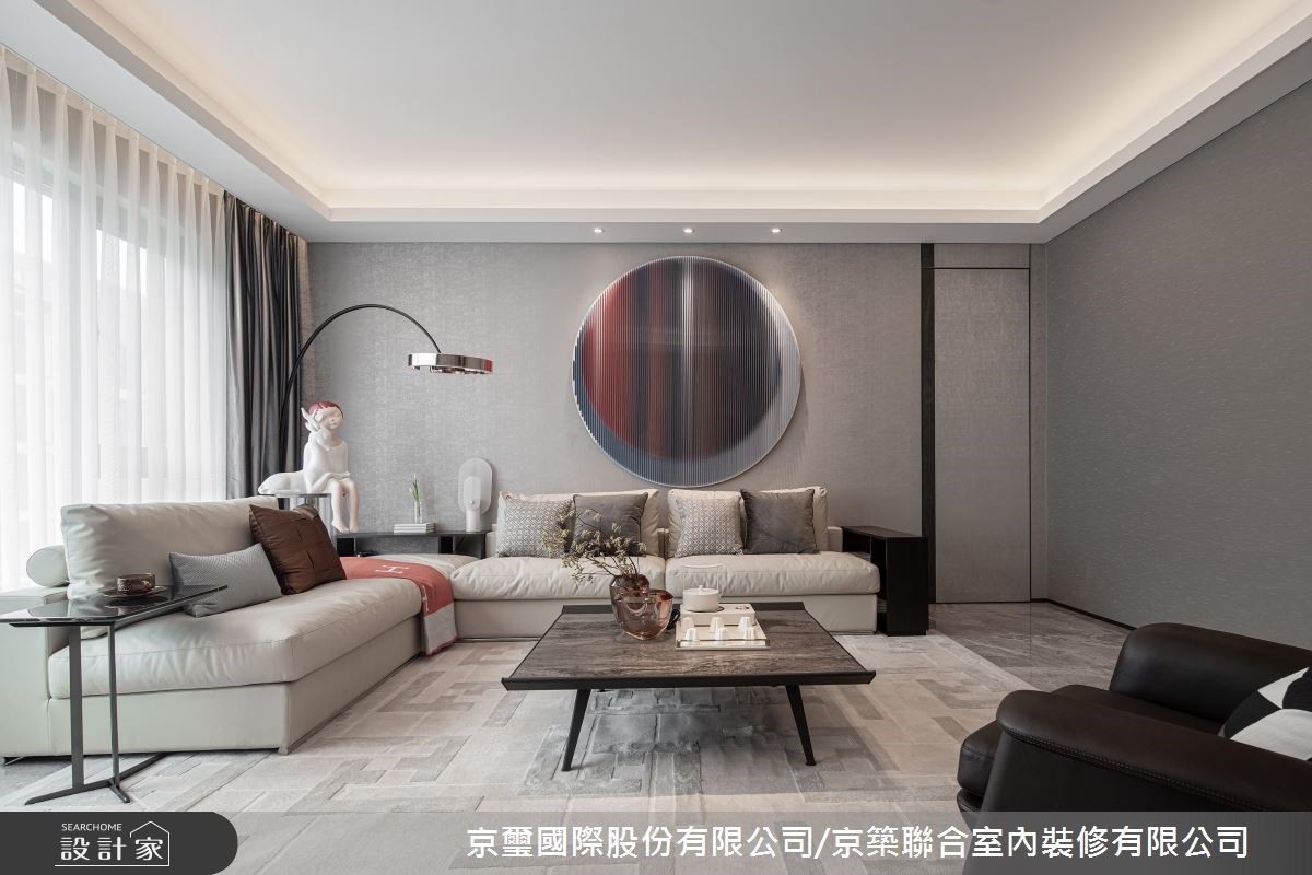 親友團聚,開放寬闊的公領域是絕對需求,對豪宅來說,