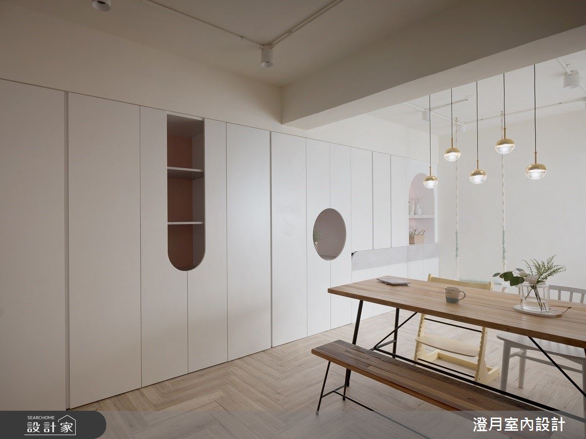 四十年老屋的屋主希望能給孩子一個好的童年,同時表達