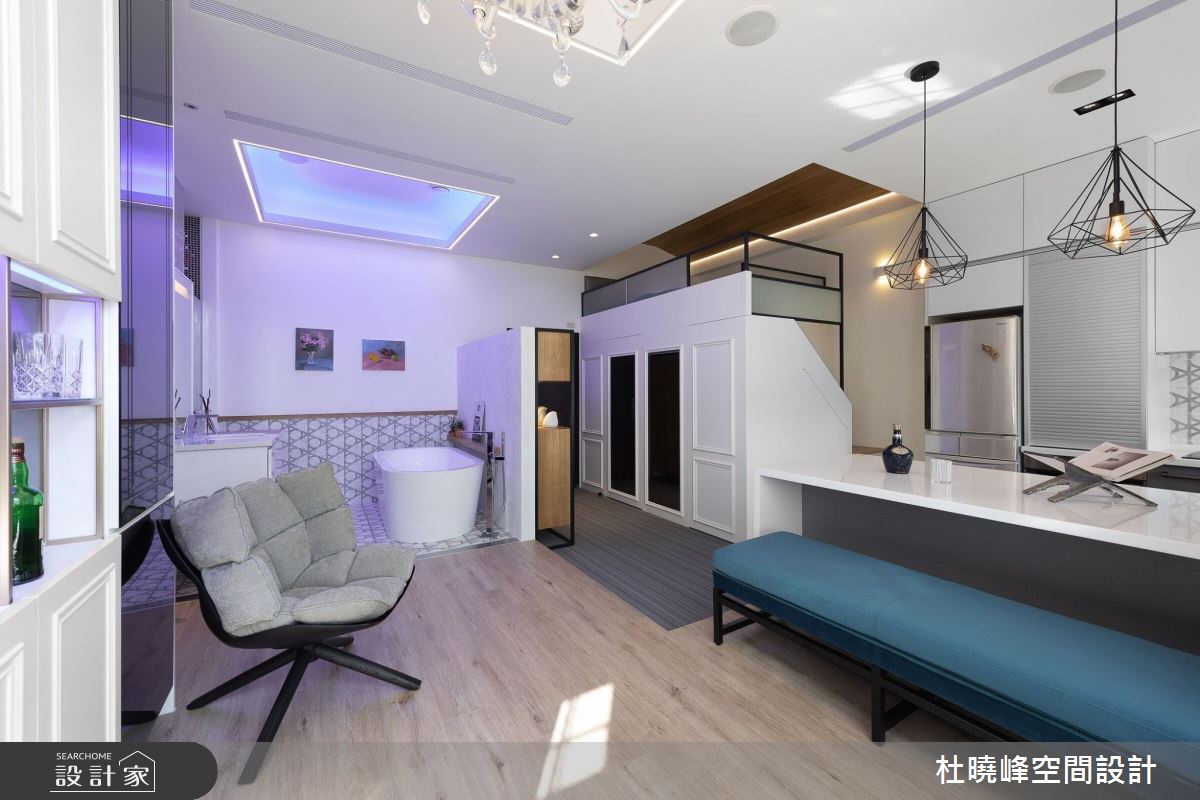 經常到各國出差、從事餐具設計製造的屋主,是個事業有
