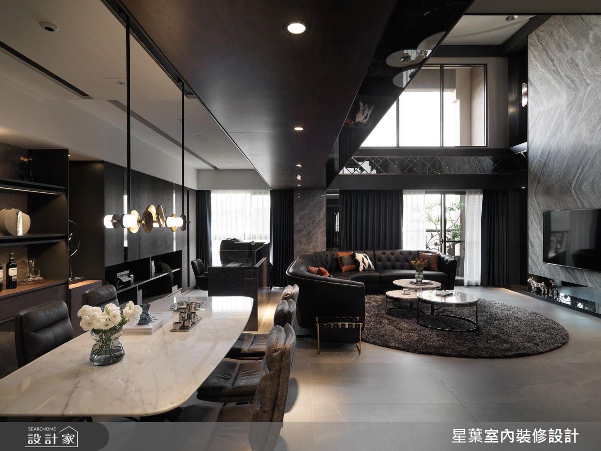 老屋翻新的設計之外,星葉設計團隊在豪宅的整合規劃,