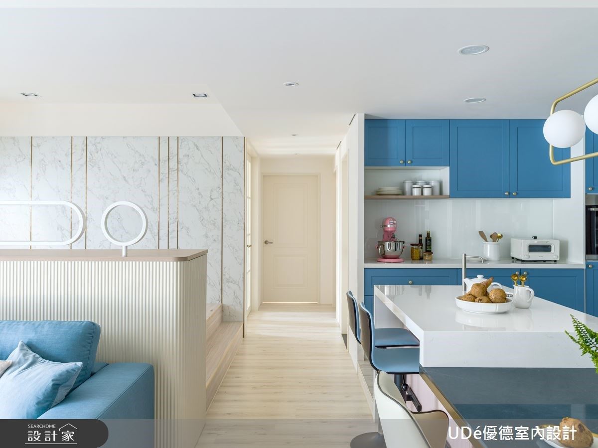 45坪3房2廳的新古典居家,屋主是位工程師,為了打造出