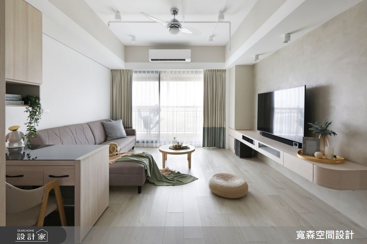 38坪的新成屋,希望擁有3房2廳2衛、兼顧現代北歐風,