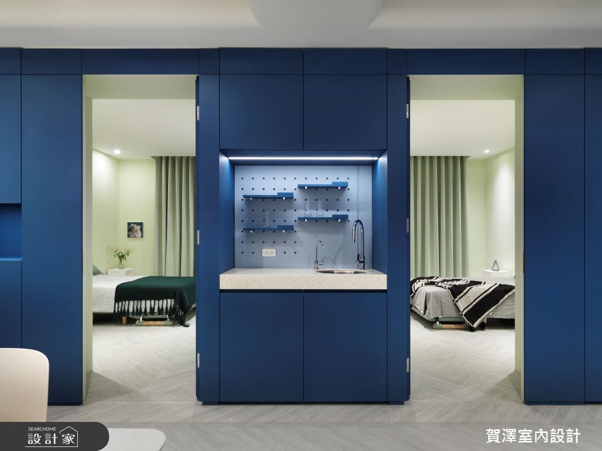 65 坪混搭風美宅,原先擁有中古屋的屋況問題,在設計