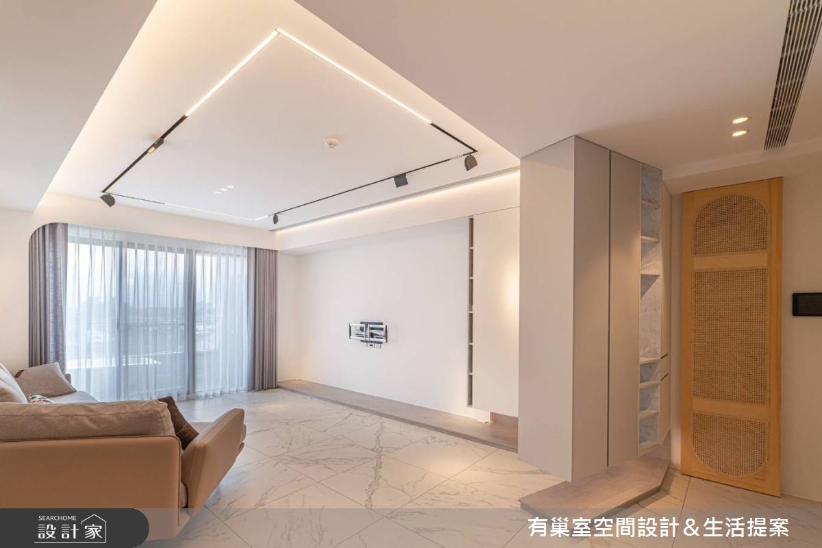 總是傾聽屋主故事的黃為儒設計師,以安心材質及溫馨色
