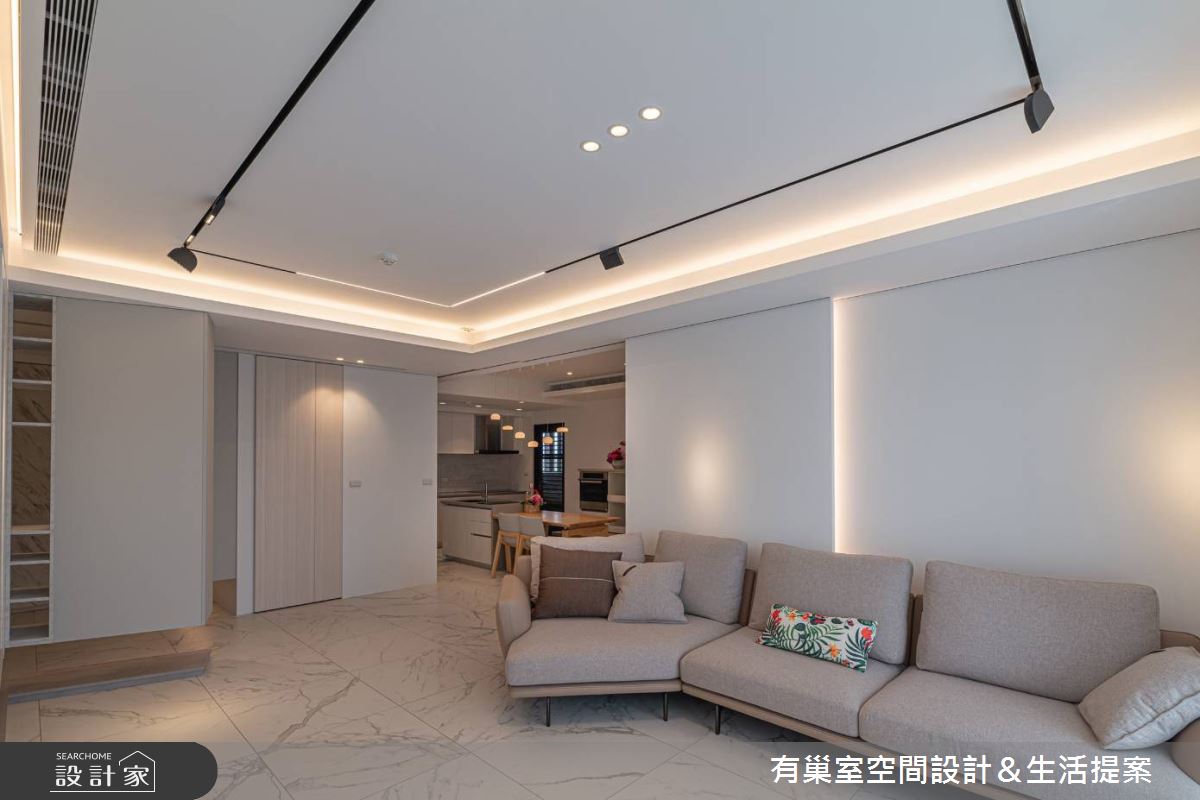 總是傾聽屋主故事的黃為儒設計師,以安心材質及溫馨色