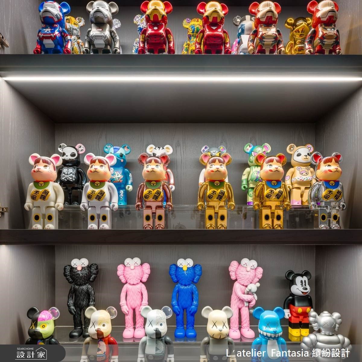 擁有各自收藏喜好的男女屋主,期待藝術藏品能大方地展