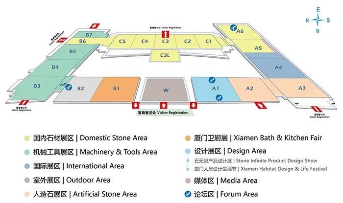 查看石材展覽會‧大展點陣圖 查看石材展覽會‧大展點陣圖