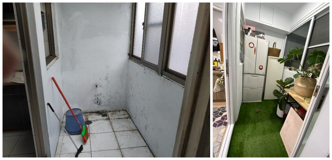 網友三口爸入手一棟便宜的老屋,共四層樓(含地下室停