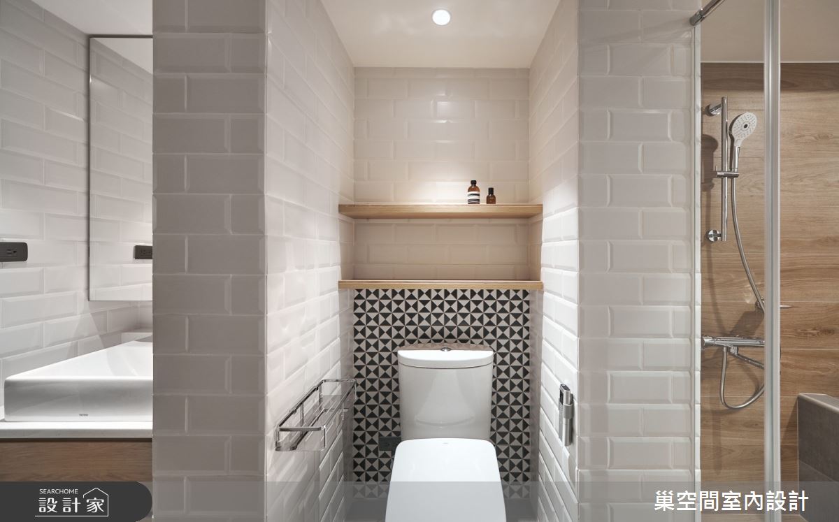 位於老公寓一樓的43坪老屋,原本格局不佳,廊道過多導