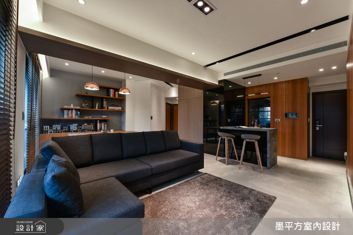 16.6 坪的現代風小宅,是單身屋主的專屬住所,身為上