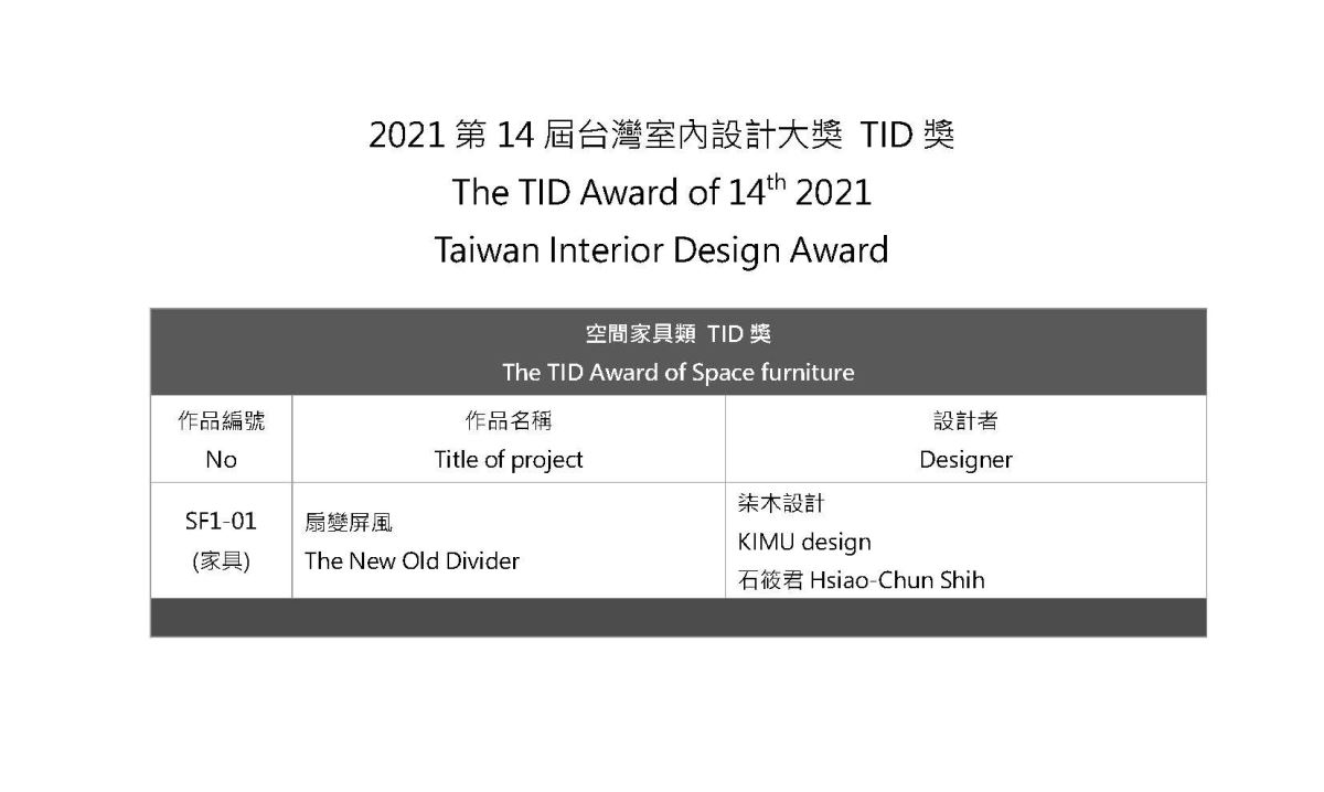 眾所矚目,2021年第十四屆台灣室內設計大獎在疫情中完