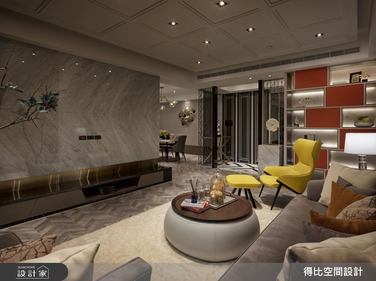 室內38坪的新成屋,精心以屋主從事的服飾業背景為設計
