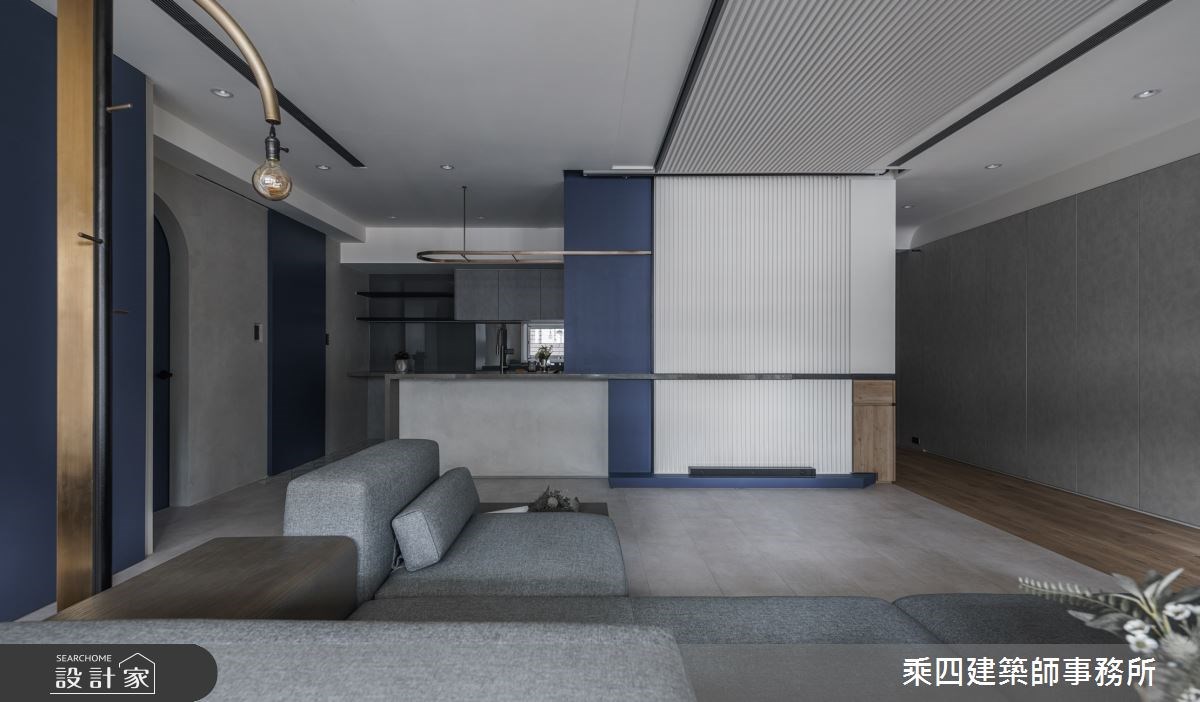 36 坪的現代風中古屋,打破親子宅的刻板印象,空間以