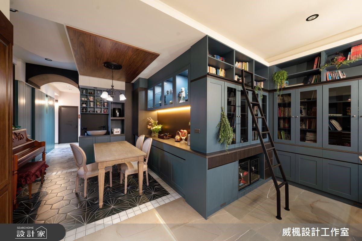 40坪的預售屋從毛胚時期就委託威楓設計進行規劃,屋主