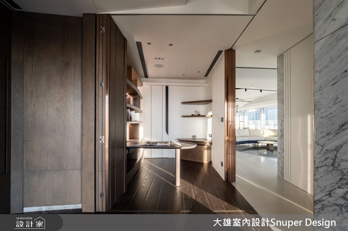 三房兩廳兩衛60坪的預售屋,客、餐廳量身訂製極具個人