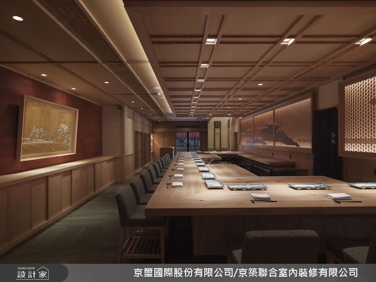 座落於北市巷弄內的25坪日式料亭,沿襲江戶時代的建築