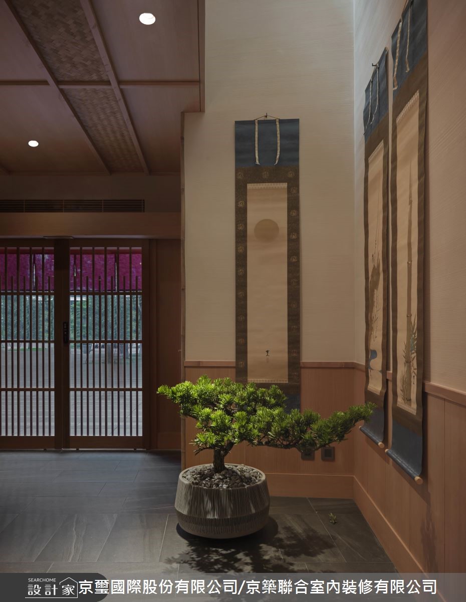 座落於北市巷弄內的25坪日式料亭,沿襲江戶時代的建築