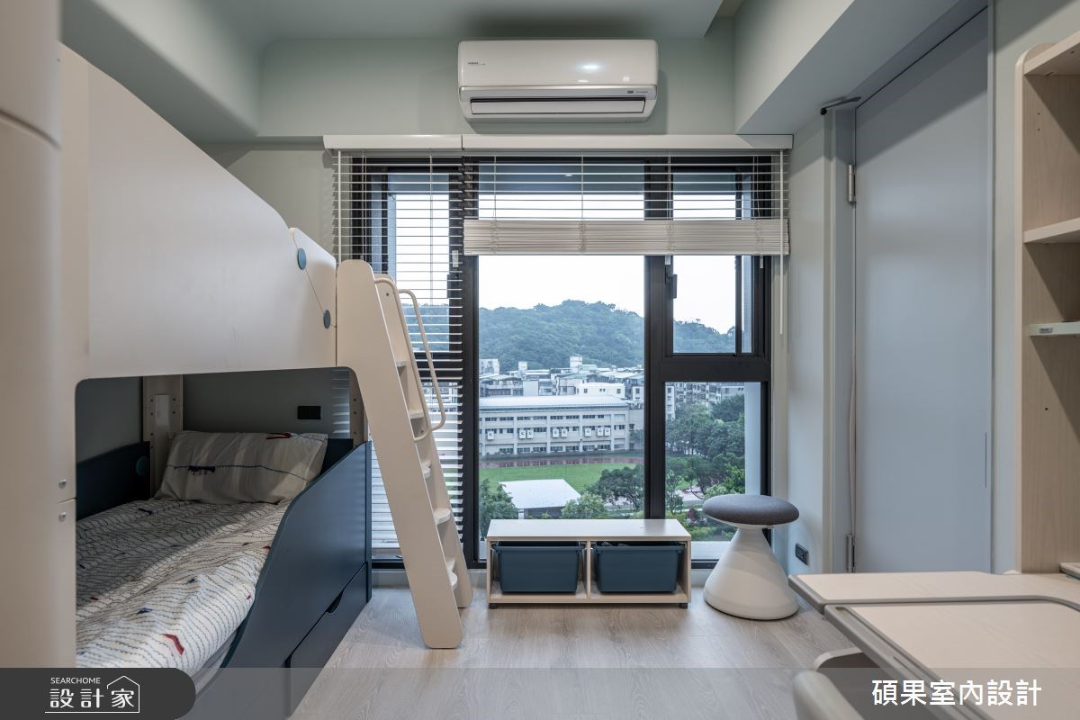 屋主夫妻平時和四個男孩一同住在新竹,每到週末,妻子
