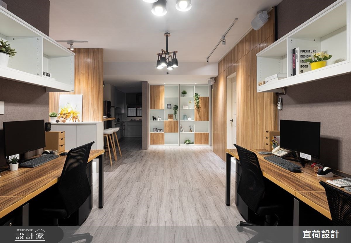 25 坪的混搭風老屋,有著長型屋採光不好、格局破碎、