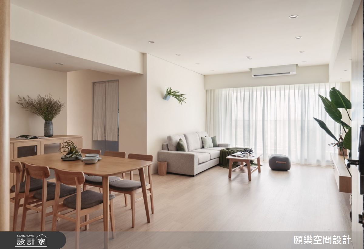27坪日式無印風內,承載著屋主兩人對於家的期待與願想