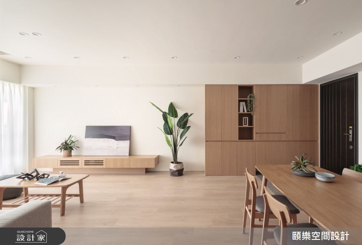 27坪日式無印風內,承載著屋主兩人對於家的期待與願想