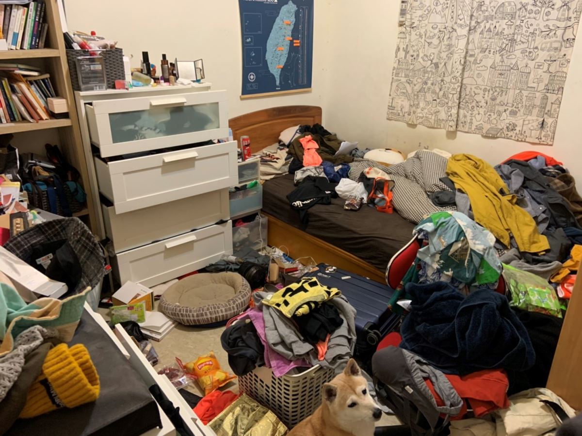 你家是井然有序還是亂糟糟呢?打開家門,看見像山一樣