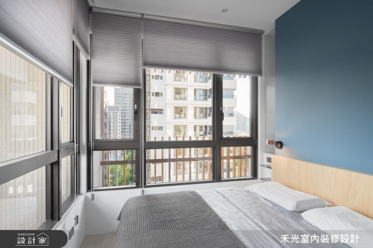19坪的混搭風居家,在開放式格局裡,注入清透明亮的純
