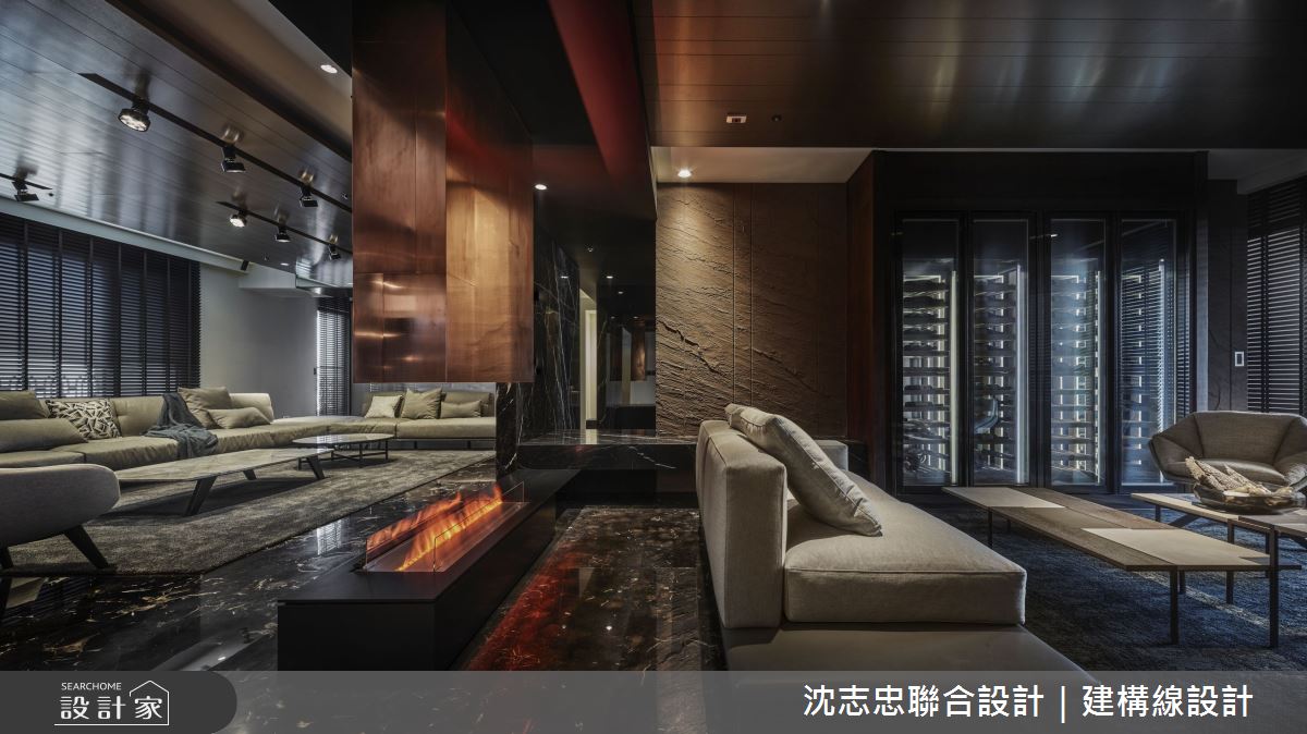 室內設計的靈感可能源自於各種事物,這間75坪現代風居
