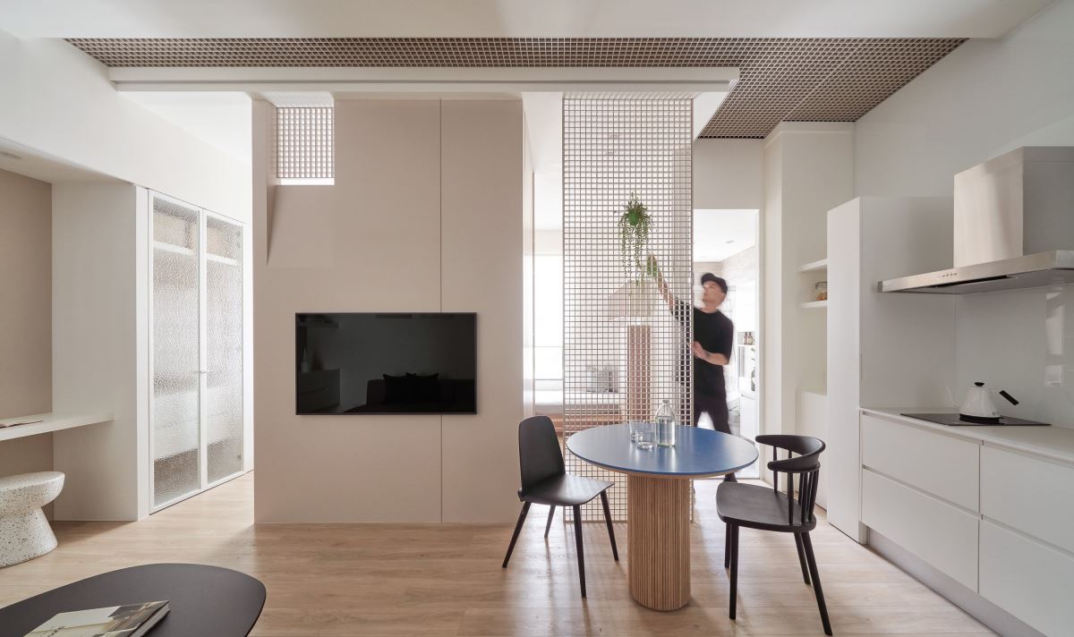 樣板房空間-金獎得獎者王華妮、董家寶、朱俊勵的得獎作品:Model Home B。 樣板房空間-金獎得獎者王華妮、董家寶、朱俊勵的得獎作品:Model Home B。