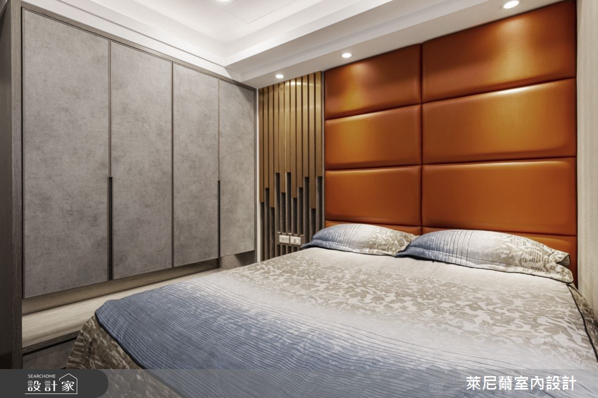 24坪新成屋內,居住人口為一對喜愛沉靜風格的母子,萊