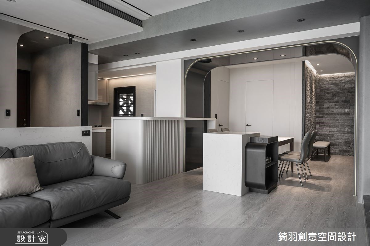 錡羽創意空間設計的呂沅錡設計師,在30坪的現代風空間