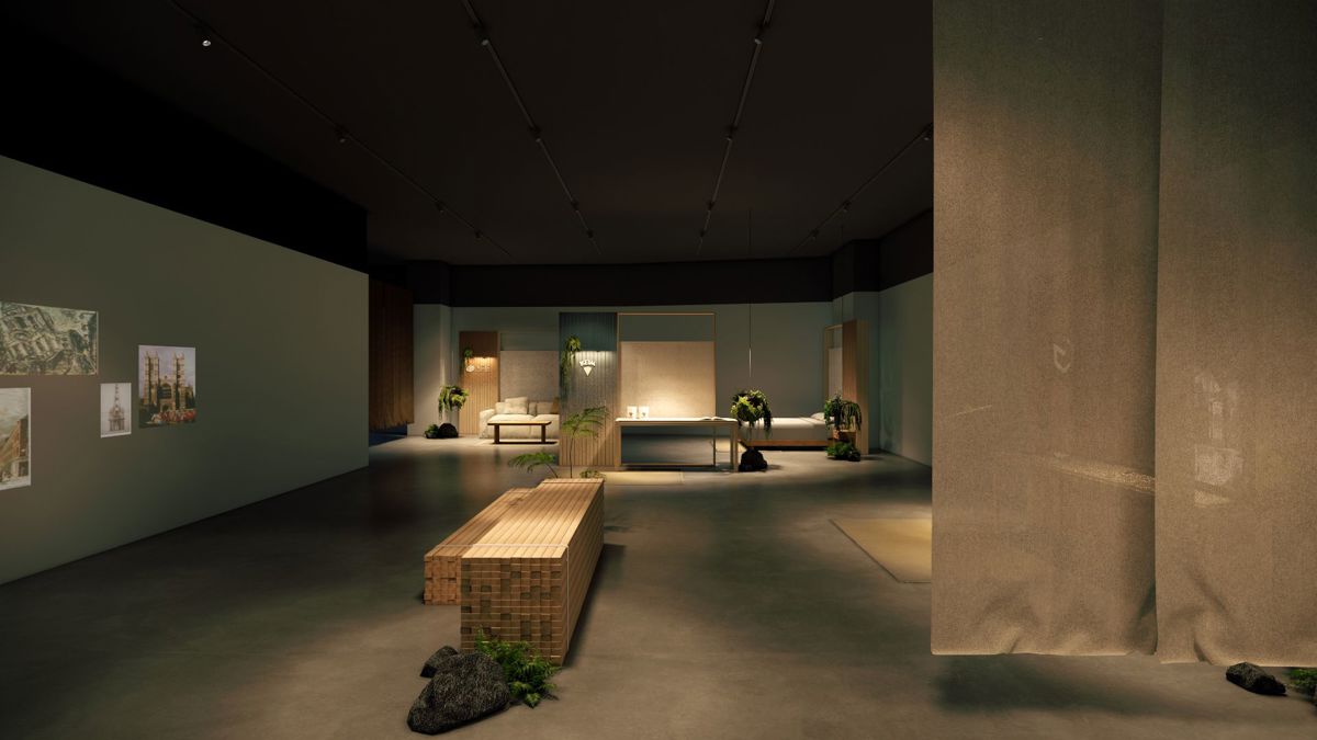 圖為共生棲地|生活共感空間敘事微型策展|現場示意___圖片提供文域設計。