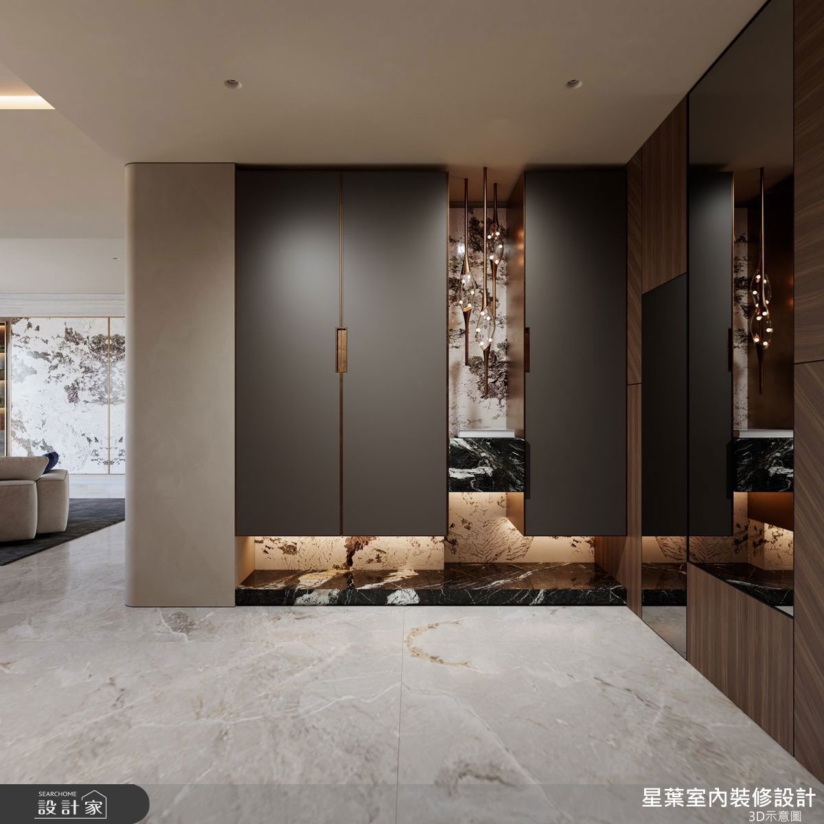 輕奢華風,星葉設計02