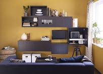 擁有收納好客廳不必花大錢 有IKEA系統儲物櫃換新裝_視覺圖