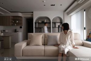 韓系私宅開箱！打造「零壓感」的溫柔美學，用圓弧與留白讓生活深呼吸_視覺圖