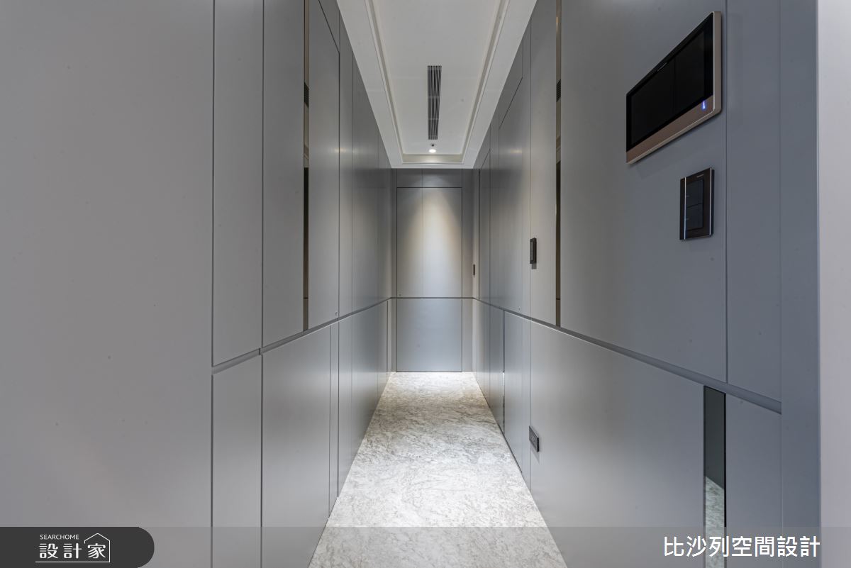 48坪新成屋(5年以下)＿現代風走廊案例圖片＿比沙列空間設計＿比沙列_04之15