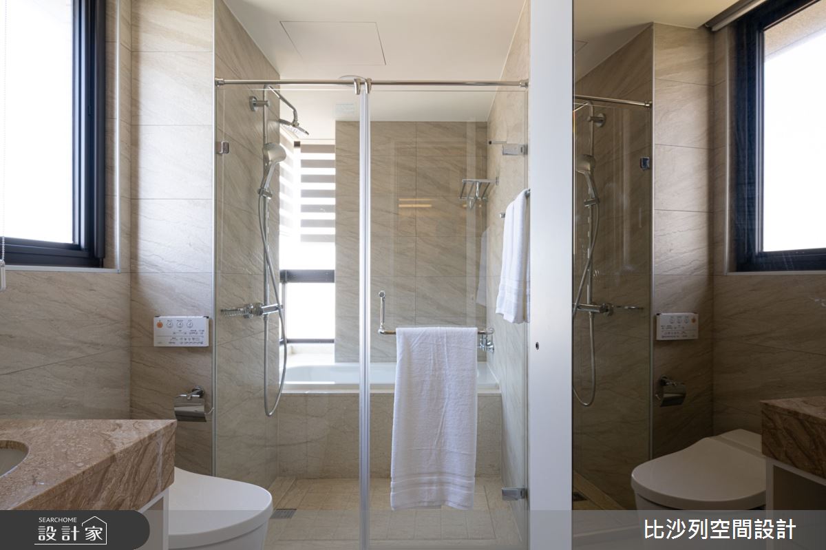 70坪新成屋(5年以下)＿現代風浴室案例圖片＿比沙列空間設計＿比沙列_12之37