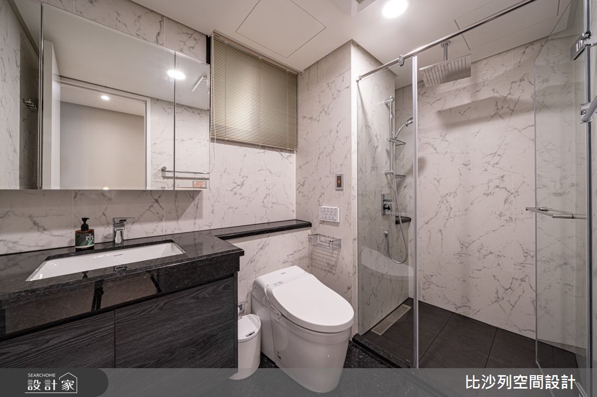 55坪新成屋(5年以下)＿現代風浴室案例圖片＿比沙列空間設計＿比沙列_15之26