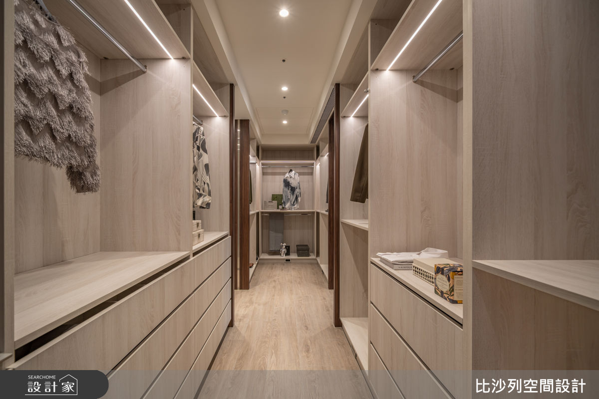 100坪毛胚屋＿現代輕奢風更衣間案例圖片＿比沙列空間設計＿比沙列_55之54