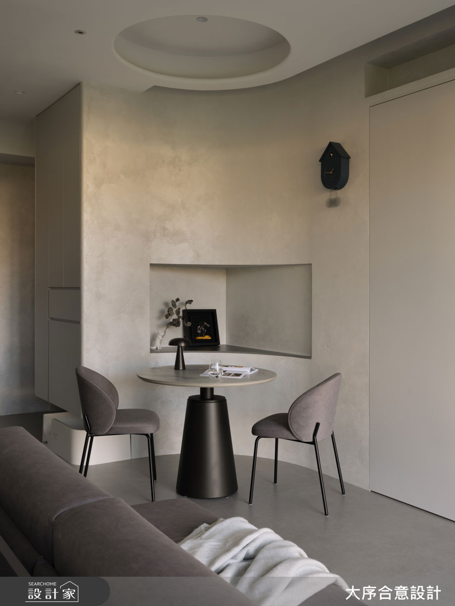 25坪新成屋(5年以下)＿現代風餐廳案例圖片＿大序合意設計＿大序合意_迴光燦燦之10