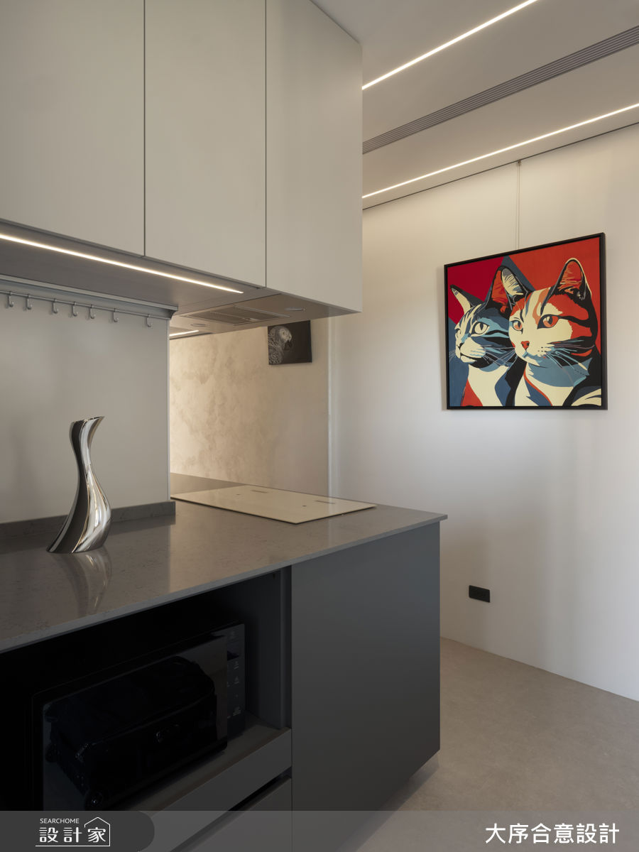 25坪新成屋(5年以下)＿現代風廚房案例圖片＿大序合意設計＿大序合意_迴光燦燦之16