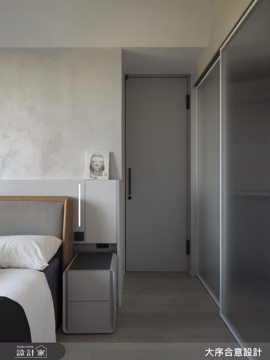 25坪新成屋(5年以下)＿現代風臥室案例圖片＿大序合意設計＿大序合意_迴光燦燦之18
