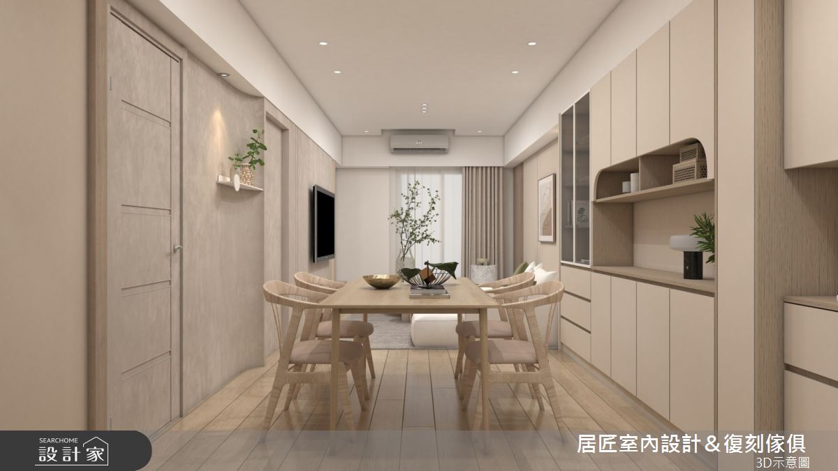 24坪新成屋(5年以下)＿奶茶風餐廳案例圖片＿居匠室內設計＆復刻傢俱＿居匠_70之2